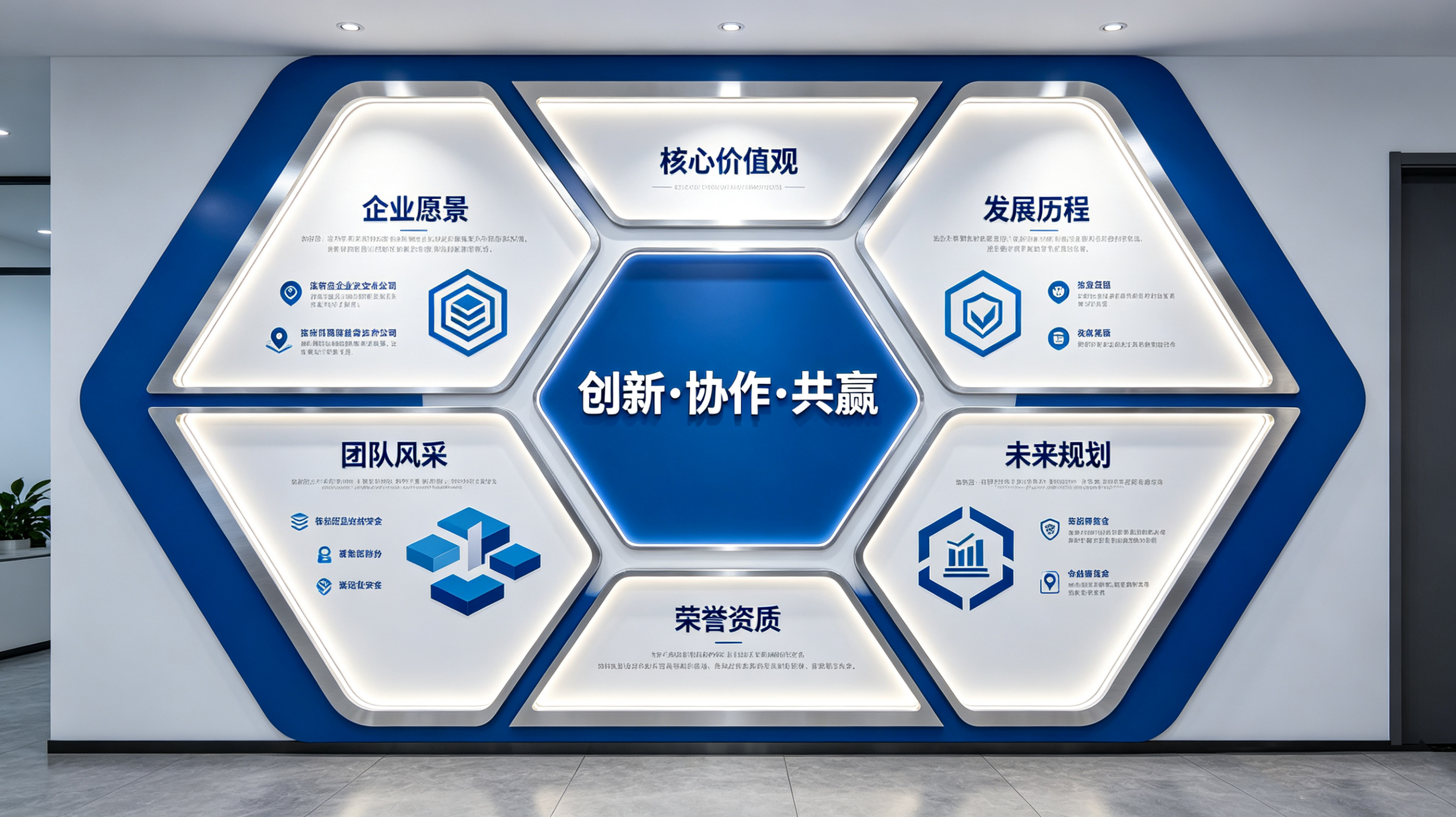  普格企业文化墙六边形避坑指南（新手常犯5个错误）